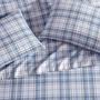 Imagem de Conjunto de lençóis Laura Ashley Mulholland Plaid Blue Cotton King