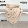 Imagem de Conjunto de lençóis Utopia Bedding Queen Brushed Microfiber Beige