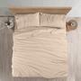 Imagem de Conjunto de lençóis Utopia Bedding Queen Brushed Microfiber Beige