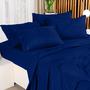 Imagem de Conjunto de lençóis Utopia Bedding Queen Brushed Microfiber Blue