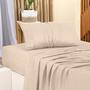 Imagem de Conjunto de lençóis Utopia Bedding Twin XL, pacote com 10 unidades de microfibra escovada
