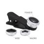 Imagem de Conjunto De Lentes Universal Fish Eye, Macro E Wide