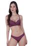 Imagem de Conjunto de Lingerie Básico Calcinha e Sutiã Liso com Bojo - CONJUNTO BÁSICO
