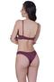 Imagem de Conjunto de Lingerie Básico Calcinha e Sutiã Liso com Bojo - CONJUNTO BÁSICO