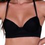 Imagem de Conjunto de Lingerie com Bojo Tecido Canelado com Detalhe em Renda Nadia
