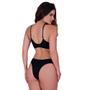 Imagem de Conjunto de Lingerie com Bojo Tecido Canelado com Detalhe em Renda Nadia