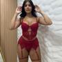 Imagem de Conjunto De Lingerie Corset Sensual Sexy Com Cinta Liga