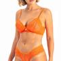 Imagem de Conjunto de Lingerie Feminina Laranja Moda Sensual Feminina