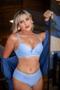 Imagem de Conjunto de lingerie fio duplo river de poliamida com bojo