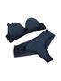 Imagem de Conjunto de lingerie fio duplo river de poliamida com bojo