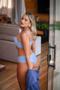 Imagem de Conjunto de lingerie fio duplo river de poliamida com bojo