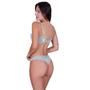 Imagem de Conjunto de Lingerie sem Bojo e com Aro Calcinha com Sutiã Rendado - MILEIDE