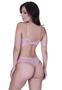 Imagem de Conjunto de Lingerie sem Bojo e com Aro Calcinha com Sutiã Rendado - MILEIDE