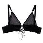Imagem de Conjunto de Lingerie sem Bojo em Tule e Renda com Argola de Strass