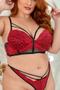 Imagem de Conjunto de Lingerie Sexy Cropped Deluxe Plus size