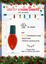 Imagem de Conjunto de luzes de corda de Natal Minetom C7 Multicolor 15m