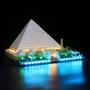 Imagem de Conjunto de luzes LED LIGHTAILING para Lego 21058 Great Pyramid of Gi