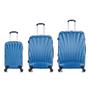 Imagem de Conjunto de malas de viagem P, M e G Dizy Swiss Move Azul