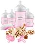 Imagem de Conjunto de mamadeiras AVENT Natural Response Pink com Snuggle