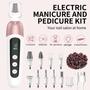 Imagem de Conjunto de manicure e pedicure Hoxida Cordless Electric Nail Lixa