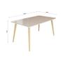 Imagem de Conjunto de Mesa 160x90 Veneza Com Vidro e 4 Cadeiras Onix