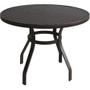 Imagem de Conjunto de mesa 4 cadeiras braço madeira e ombrelone de piscina - Sarah Móveis