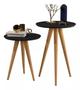 Imagem de Conjunto de Mesa Apoio e Lateral Classic com Pés Retrô - Várias Cores