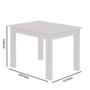 Imagem de Conjunto De Mesa Arauna Estilo Com 4 Cadeiras Branco Com Preto