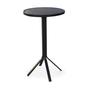 Imagem de Conjunto de Mesa Bistrô Com 3 Banquetas Altas Linha Leve - Preto