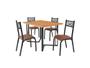 Imagem de Conjunto De Mesa Ciplafe Jade com 4 Cadeiras Tampo 1,20m