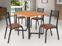 Imagem de Conjunto De Mesa Ciplafe Jade com 4 Cadeiras Tampo 1,20m
