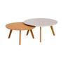 Imagem de Conjunto de Mesa Classic Centro Redonda - Off White Nature