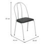Imagem de Conjunto de Mesa com 4 Cadeiras Cintía Branco