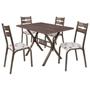 Imagem de Conjunto de Mesa com 4 Cadeiras Luna
