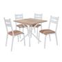 Imagem de Conjunto de Mesa com 4 Cadeiras Luna Clássica