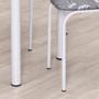 Imagem de Conjunto de Mesa com 4 Cadeiras Mayara Branco