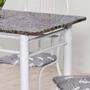 Imagem de Conjunto de Mesa com 4 Cadeiras Mayara Branco