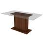 Imagem de Conjunto de Mesa com 6 Cadeiras Gales Rustic e Palha