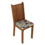 Imagem de Conjunto de Mesa com 8 Cadeiras Camila Rustic e Floral Hibiscos
