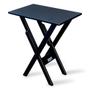 Imagem de Conjunto de Mesa Compacta 68x43 Cm com 2 Cadeiras - Preto
