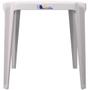 Imagem de Conjunto de mesa Coruripe com 4 cadeiras plásticas sem braço - Solplast