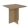Imagem de Conjunto de Mesa de Jantar com 4 Bancos Estofados Verona Napa Madeirado e Bege