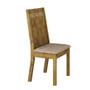 Imagem de Conjunto de Mesa de Jantar com 6 Cadeiras Ouro Preto Suede Ypê e Bege