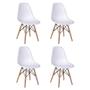 Imagem de Conjunto De Mesa De Jantar Eames Eiffel 90cm Com 4 Cadeiras