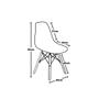 Imagem de Conjunto de Mesa Dobrável Retrátil 1,40 Volpi Inox + 4 Cadeiras Eiffel - Preta