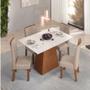 Imagem de Conjunto de Mesa Dulce DJ 1,20X0,90 com 4 Cadeiras Zoe