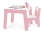 Imagem de Conjunto De Mesa E Cadeira Infantil Rosa 990 Junges