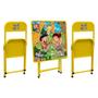 Imagem de Conjunto de Mesa Infantil Zoológico com 2 Cadeiras Açomix