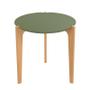 Imagem de Conjunto de Mesa Lateral Florida 50cm e 60cm Lukaliam Verde Floresta/Freijo