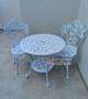Imagem de Conjunto de Mesa Para Jardim Hera com 2 Cadeiras em Alumínio Fundido Unifer Móveis 